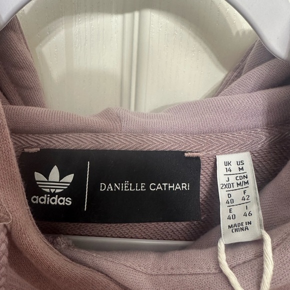 Adidas Originals x Danielle Cathari Deconstructed Hoodie Soft Vision Purple Med - Picture 2 of 3